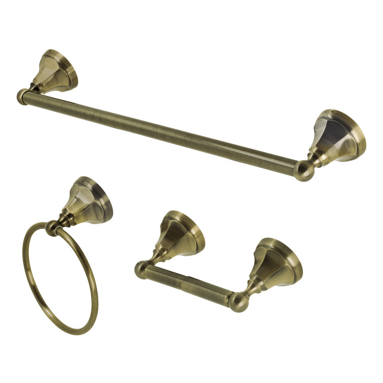 Kingston Brass Metropolitan 3 Piece Bathroom Hardware Set Wayfair